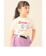 【WEB限定】たべもの 半袖 Tシャツ 2026SS（90～140cm）ドーナツ フルーツ 子供服 夏物 まとめ買い キッズ プチプラ 定番