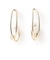 フェイクパール ライン ピアス
