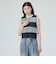 ノースリーブ ラガー ニット プルオーバー