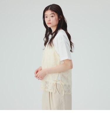 レースビスチェ × Tシャツ（セットアイテム）