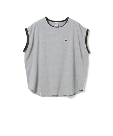 【EXCLUSIVE】RUSSELL ATHLETIC / ノースリーブ 配色 Tシャツ
