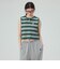 【EXCLUSIVE】RUSSELL ATHLETIC / ワッフル ボーダー ノースリーブ Tシャツ