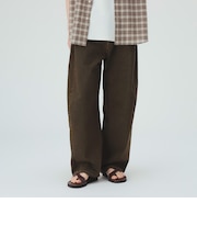 カーブ ワイド ストレート デニムパンツ