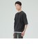 加工 ヘンリーネック ワッフル Tシャツ