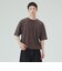 加工 ヘンリーネック ワッフル Tシャツ