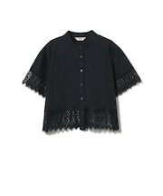 切り替え レース シャツ