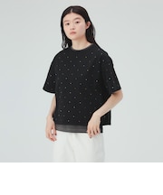 カラフル ラインストーン Tシャツ