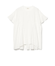 裾フリル ギャザー Tシャツ
