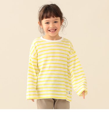 ボーダー ロング Tシャツ 2026FW(90~140cm)キッズ 定番 カジュアル プチプラ