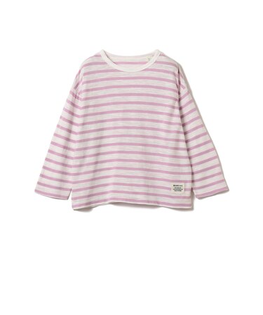 ボーダー ロング Tシャツ 2026FW(90~140cm)キッズ 定番 カジュアル プチプラ