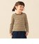 メローリブ Tシャツ 2026FW （90～130cm）プチプラ 人気 ボーダー 着回し ロンT 通園 通学