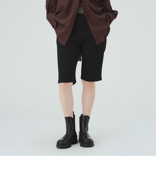 ストレッチ カプリ パンツ
