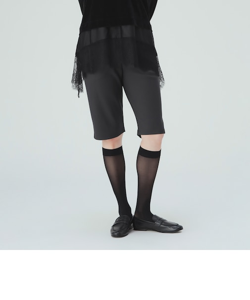 ストレッチ カプリ パンツ