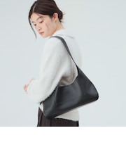 インポーチ付き 切替え トートバッグ