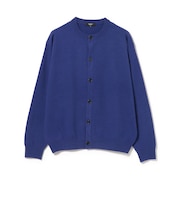 ストレッチ クルーネック カーディガン