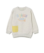 スマイル 刺繍 スウェット 2026FW（90～130cm）キッズ カジュアル プチプラ 通園 通学
