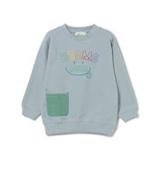 スマイル 刺繍 スウェット 2026FW（90～130cm）キッズ カジュアル プチプラ 通園 通学