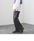 フェイクレザー フレアパンツ