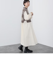 ニットベスト シャツワンピース （セットアイテム）