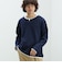 フェイクレイヤー スラブ キーネック Tシャツ