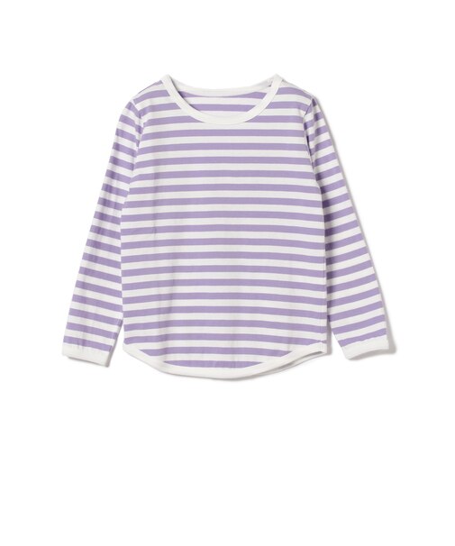 1cmボーダー 長袖 Tシャツ (95~160cm)