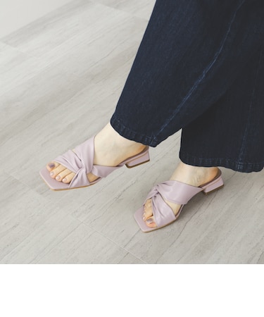 ねじり ミュールサンダル
