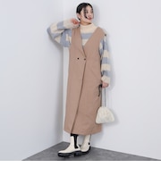 ロングジレ風 ジャンパースカート