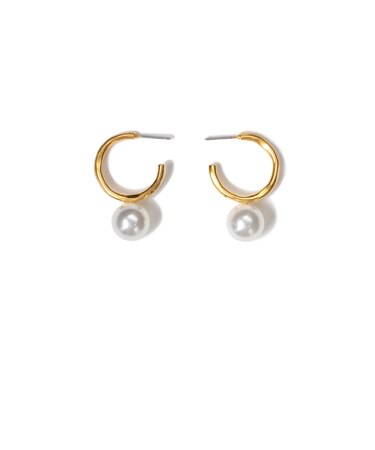 パール フープピアス