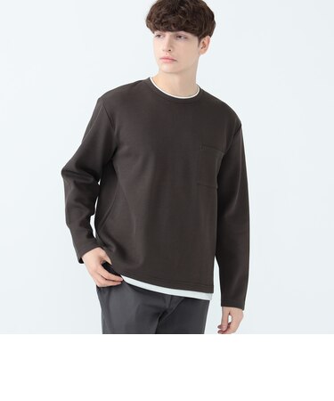 フェイクレイヤー カノコ ダンボール ロング スリーブ Tシャツ