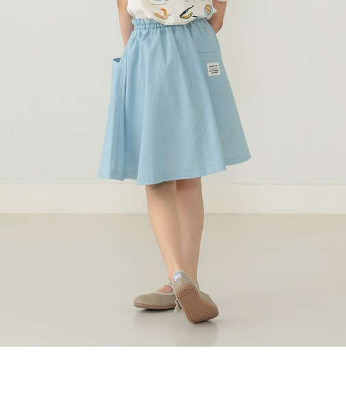 BEAMS mini / ビッグポケット ショーツイン スカート（90～150cm）