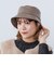 BEAMS HEART / フェイクレザー バケットハット