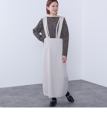 ワイドサスペンダー ストレートスカート