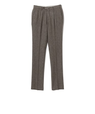 LORO PIANA FABRIC ハウンドトゥース 1プリーツ スラックス