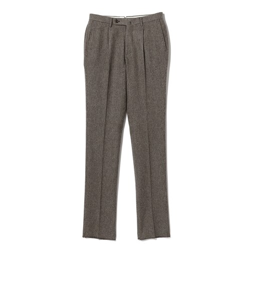 LORO PIANA FABRIC ハウンドトゥース 1プリーツ スラックス