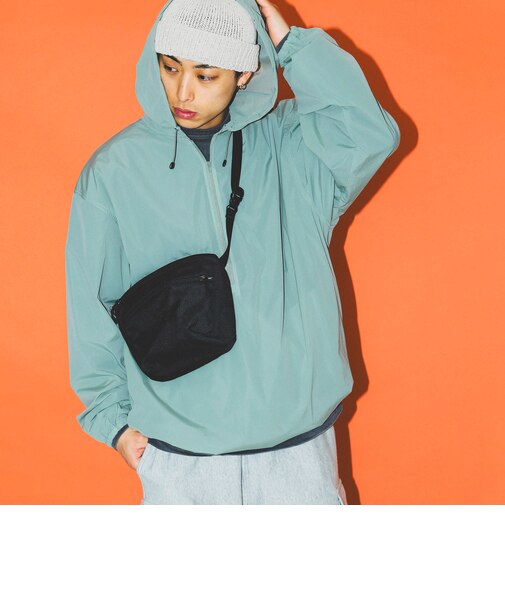 BEAMS / ハーフジップ テック フーディ