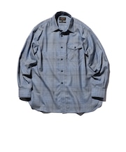 BEAMS PLUS / ウール ポリエステル チェック ガイドシャツ