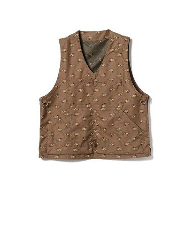 Adventure Vest Polyester Animal Print