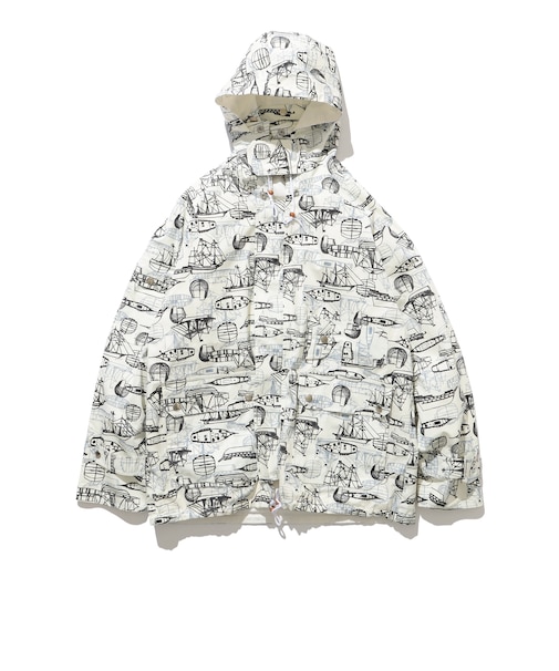 BEAMS PLUS / 2レイヤー プリント セーリング ジャケット