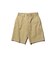 Plain Front Shorts Cut-Off Twill Garment Dye