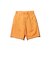 Plain Front Shorts Cut-Off Twill Garment Dye