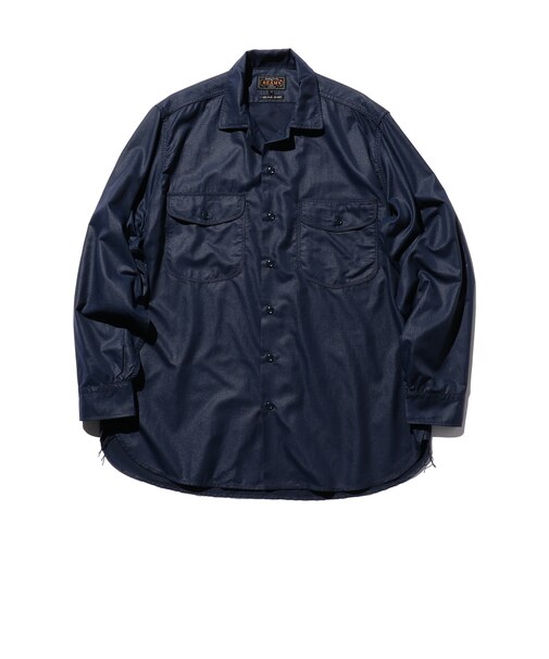 BEAMS  PLUS / ナイロン マイクロメッシュ ワークシャツ クラシックフィット