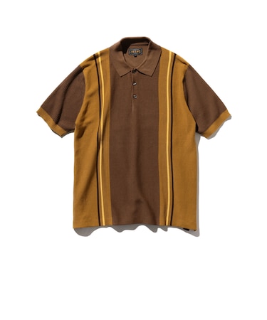 Knit Polo Stripe