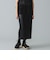 maturely / Fake Leather Work Skirt