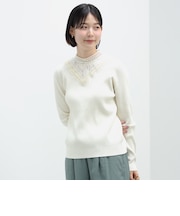 ヨークレース ニットプルオーバー
