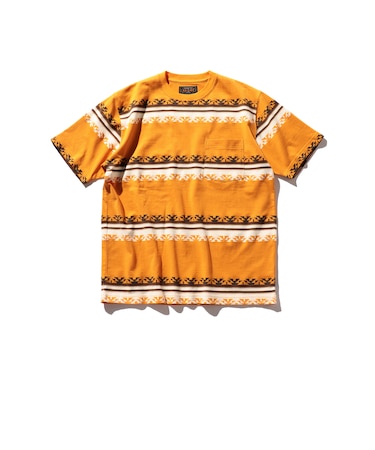 Pocket Tee Jacquard Stripe