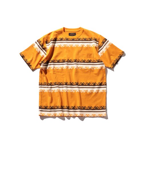 Pocket Tee Jacquard Stripe
