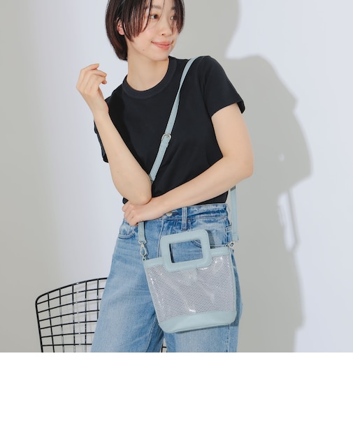 メッシュ ビニール バッグ