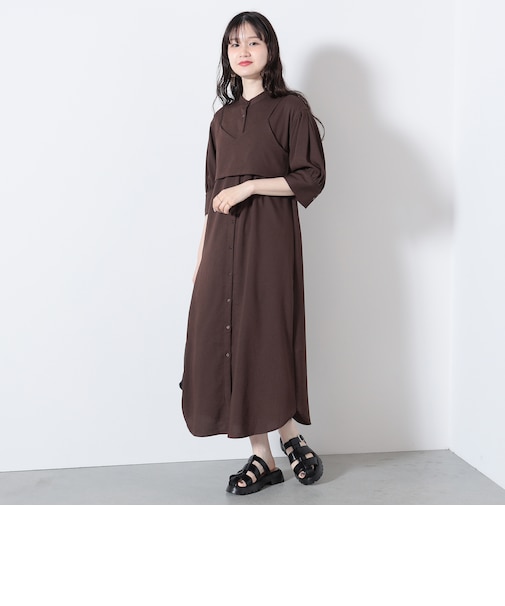 ビスチェ × シャツワンピース （セットアイテム）