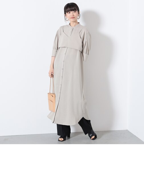 ビスチェ × シャツワンピース （セットアイテム）