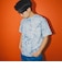 BEAMS / メッシュ プリント ルーズTシャツ